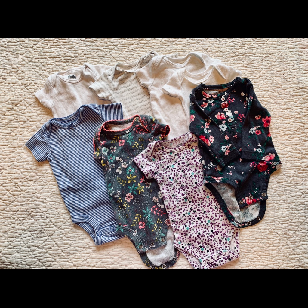 Solid And Print Onsies